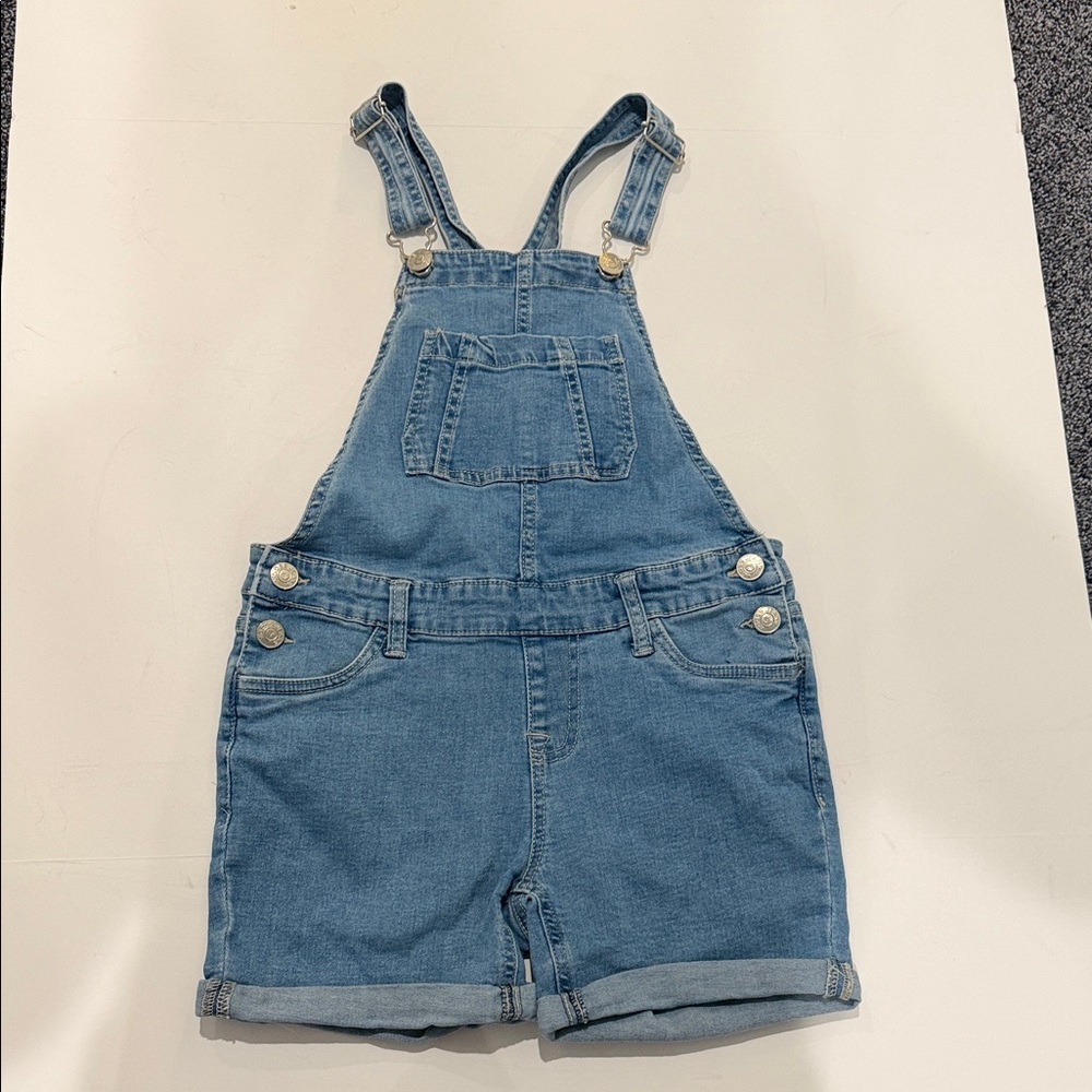 Vigoss Light Blue Denim Short Overalls for Kids